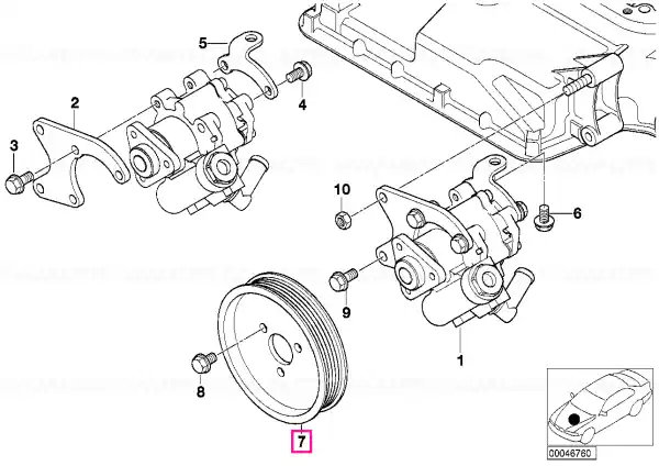 Ofertă specială Pulley D=110MM - BMW