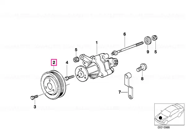Pulley D=105MM - BMW Preferatul clienților