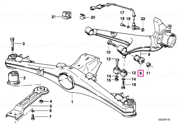 Rubber Brg D=44MM - BMW Ieftin