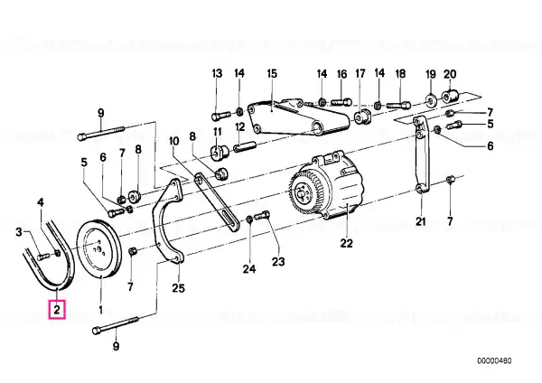 Curea ventilator 10X800 - BMW Bestseller