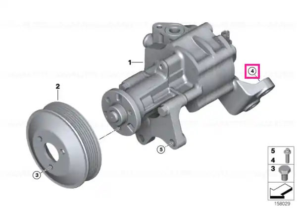 Ofertă exclusivă Surub al.pompa servo M12X40MM - BMW