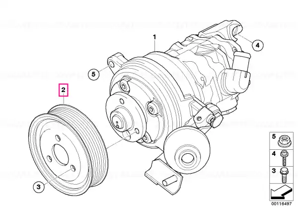 Bestseller Pulley D= 108,7MM - BMW
