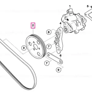 Doar azi Pulley D=123MMM - BMW - Mini