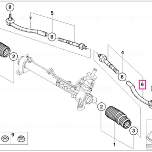 Plată securizată Ball joint - BMW - Mini