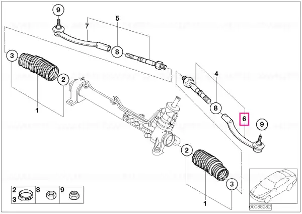 Plată securizată Ball joint - BMW - Mini