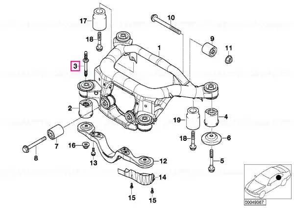 Șurub cu filet M12X1,5 ZNS3 - BMW Promoție