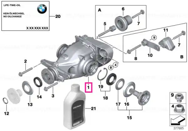 Super ofertă Diferențial schimb I=2,56 - BMW