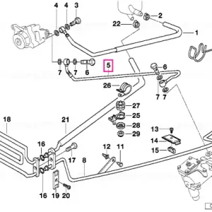 Ansamblu furtun presiune LHD - BMW Ieftin