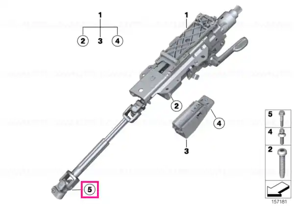 Preferatul clienților Șurub reglare M8X1.25X41MM - BMW - Mini