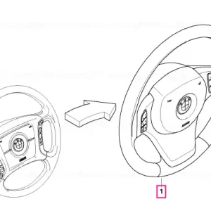Volan sport airbag piele multifuncție SCHWARZ - BMW Ofertă