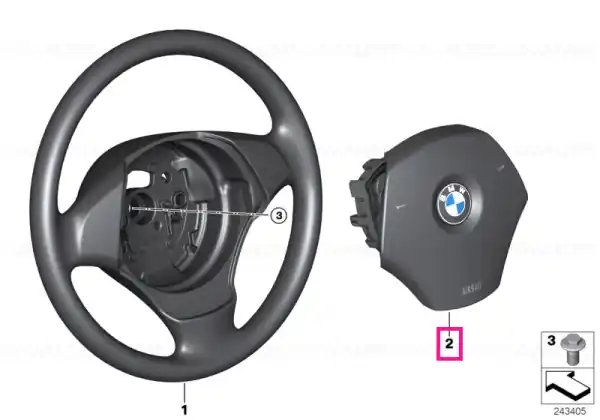 Ofertă exclusivă Modul airbag șofer - BMW