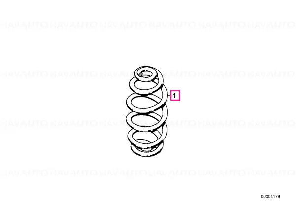Reducere extra Set arcuri spirale - BMW