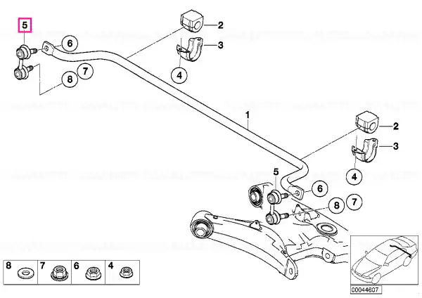 Bielă stabilizator - BMW Livrare gratuită