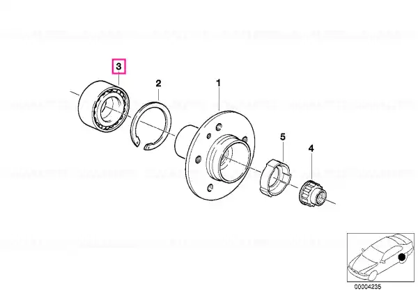 Rulment radial 45X85,05X41 - BMW Popular