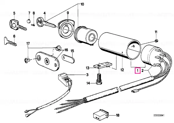 Disponibil imediat Steering lock - BMW