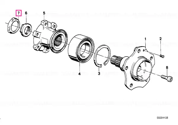 Preț mic Securing plate - BMW