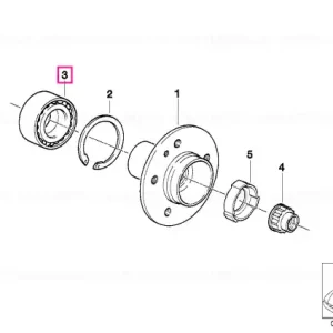 Angular contact ball bearing,radial 39X72X37 - BMW Preț mic