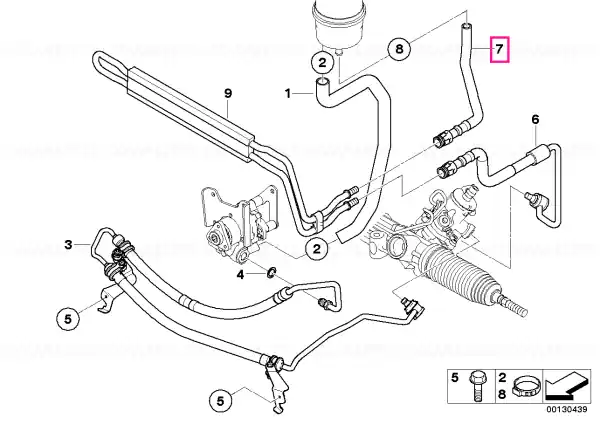 Linie retur radiator - BMW Promoție