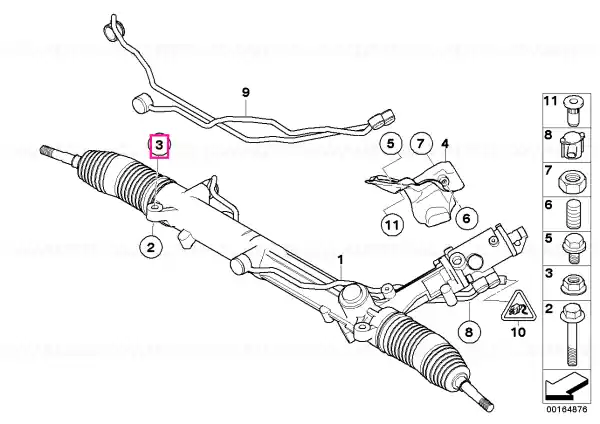 Piuliță guler M12X1,5-10 - BMW - Mini Plată sigură
