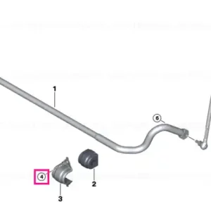 Ultima șansă Șurub hexagonal cu guler M10X20-10.9 - BMW