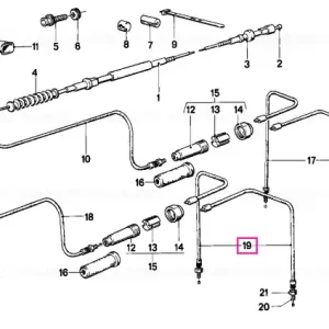 Cablu starter jos L=487MM - BMW Motorrad Cumpărături sigure