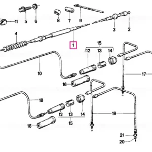 Cumpără acum Cablu ambreiaj L=1520MM - BMW Motorrad