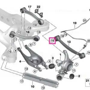 Ultima șansă Șurub excentric M12X1,5X125 - BMW