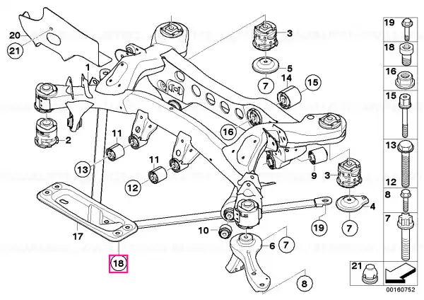 Ofertă de sezon Șurub Torx M8X18-10.9 ZNS3 - BMW