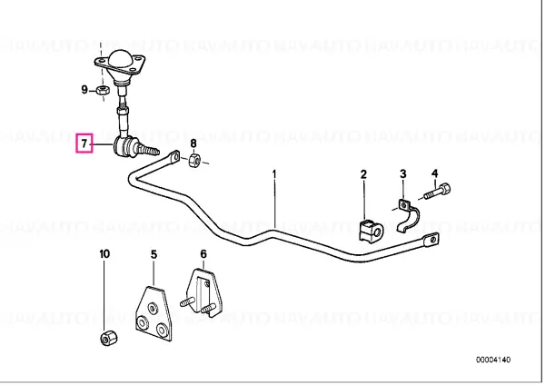 Cel mai bun preț Bielă stabilizator - BMW