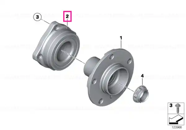 Rulment bile contact unghiular - BMW Reduceri