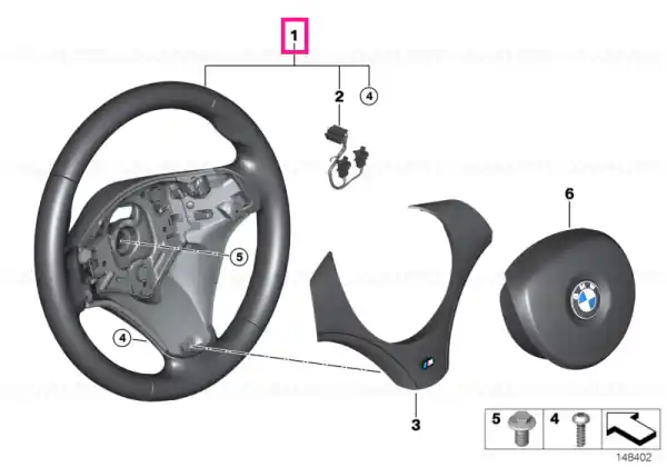 Volan M Sports piele airbag - BMW Ultima șansă