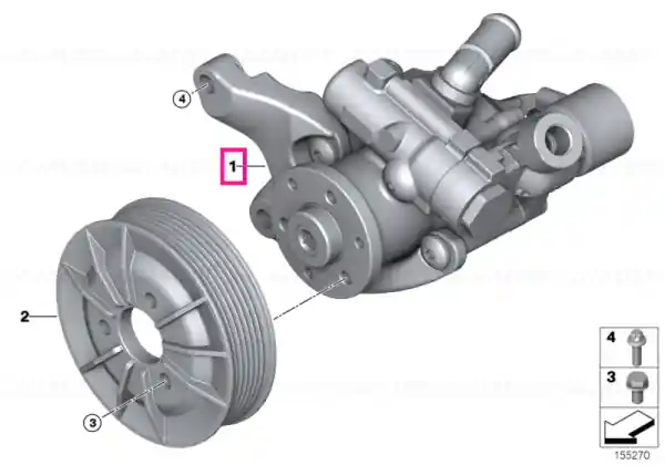 Pompă direcție FP6 - BMW Noutate