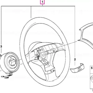 Volan sport airbag 385MM - BMW Reducere specială