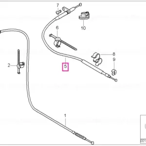 Cablu accelerator L=1047MM - BMW Motorrad Cumpără online