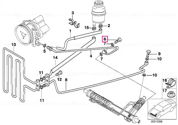 Lichidare de stoc Șurub banjo cu ventil M14X1,5X27,4 - BMW