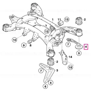 Bară rază spate drept - BMW Ultima șansă