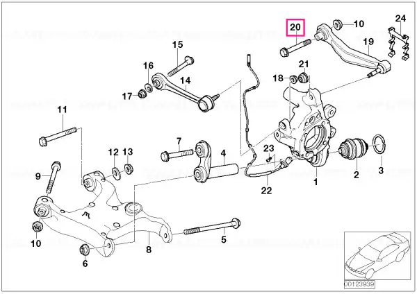 Reducere extra Șurub inelat M12X1.5X92 ZNS3 - BMW