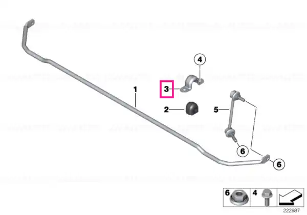 Suport stabilizator - BMW - Mini Reducere extra
