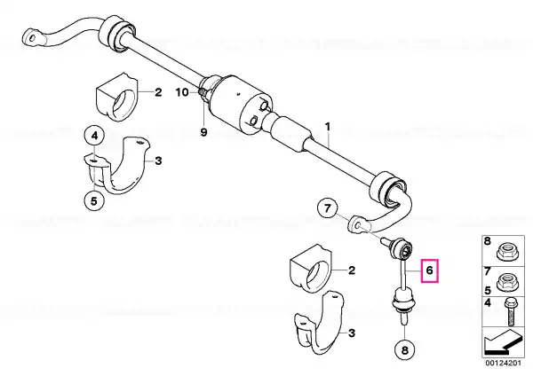 Ultima șansă Articulație stabilizator - BMW