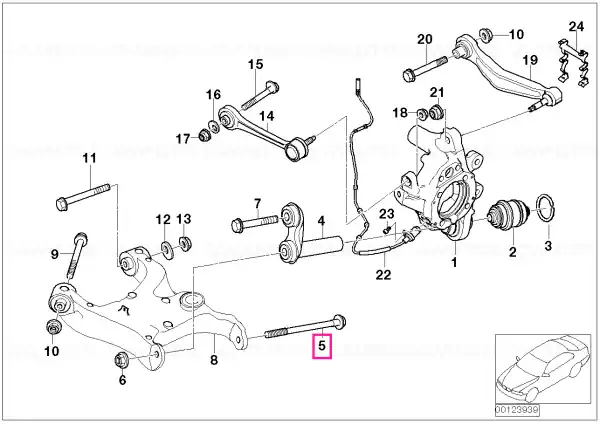 Retur gratuit Șurub hex M16X275 ZNS3 - BMW