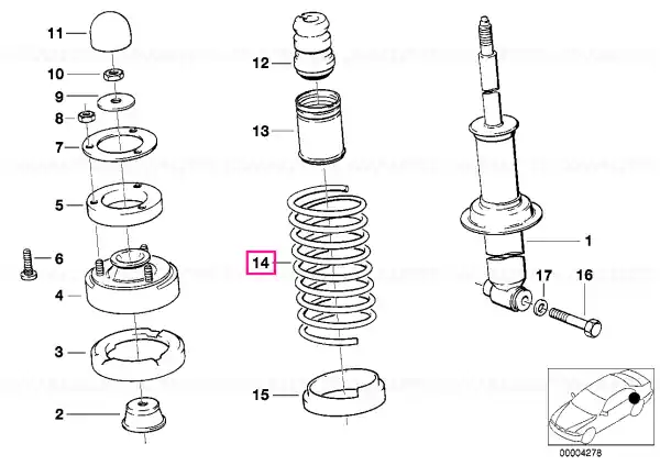 Lichidare de stoc Arc elicoidal - BMW
