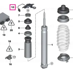 Adaptor cablaj EDC dreapta - BMW Reducere de preț