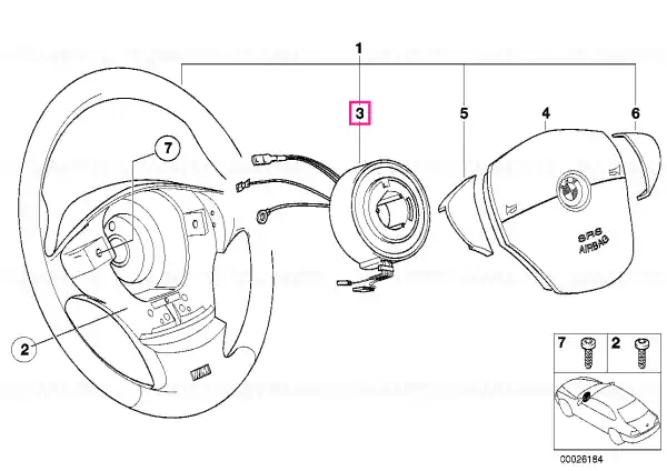 Preț mic Inel de contact 6-POLIG - BMW