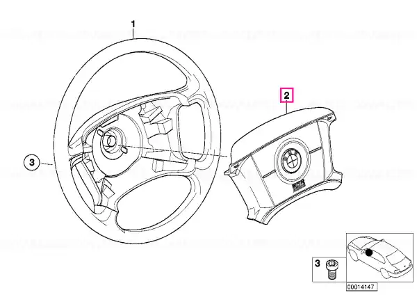 Modul airbag partea șoferului - BMW Ofertă