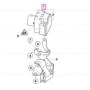 Bestseller Kit reparație unitate hidraulică ABS - BMW - Mini