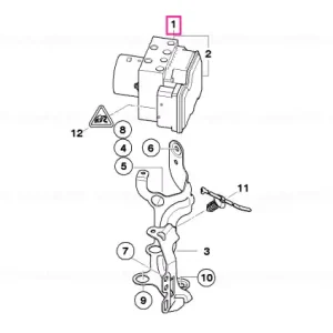 Kit reparație unitate hidraulică ASC - BMW - Mini Plată sigură