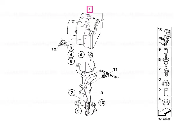 Kit reparație unitate hidraulică ASC - BMW - Mini Plată sigură
