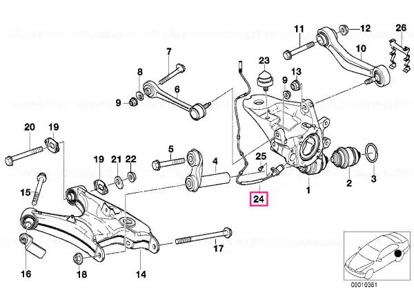 Livrare expres Generator impuls ABS - BMW