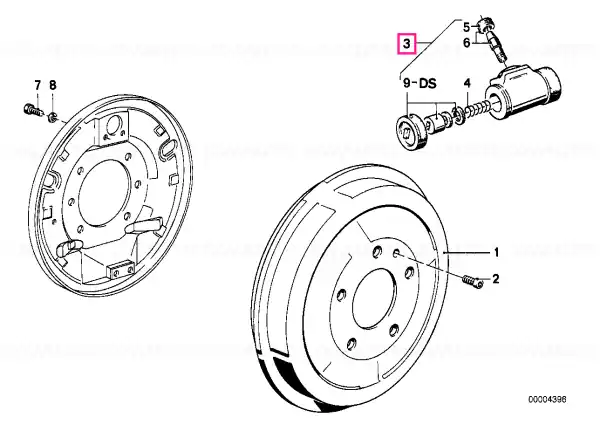 Cilindru frana roata 22,2MM - BMW Expediere rapidă