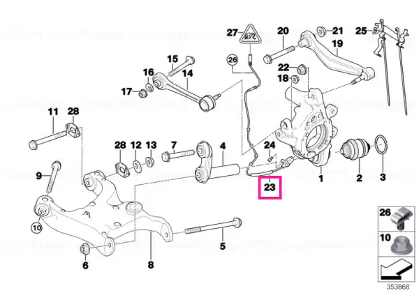Generator impuls DSC spate - BMW Nu rata
